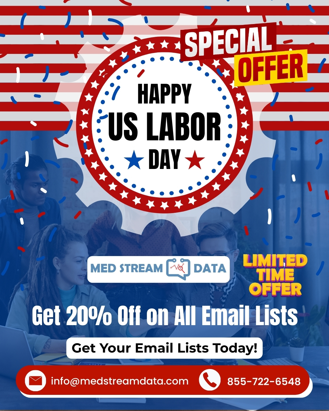 Get 20% Off on All Email Lists msd