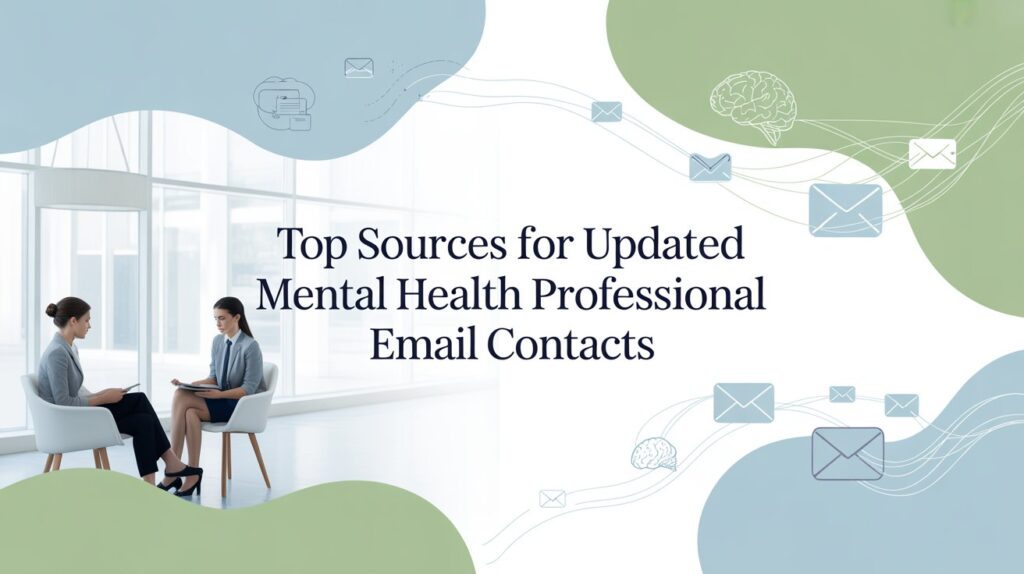 Top Sources for Mental Health Email Contacts 2026