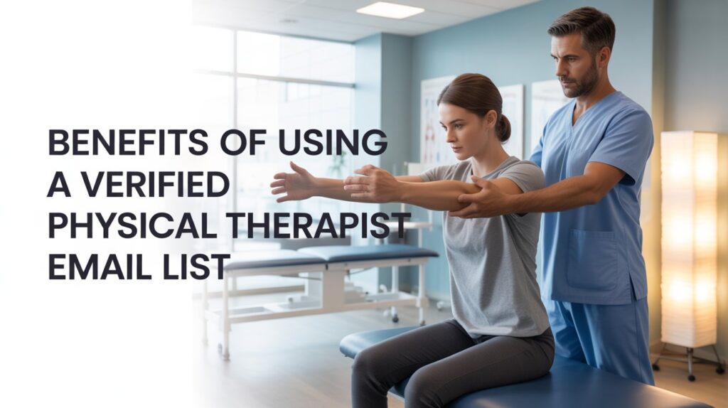 Verified Physical Therapist Email List Benefits