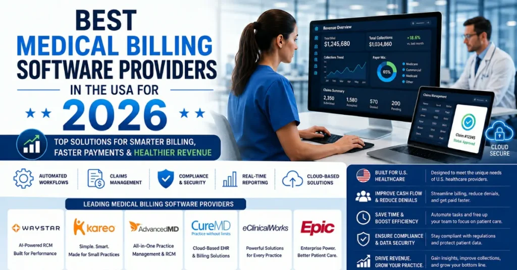 Best Medical Billing Software Providers in the USA for 2026