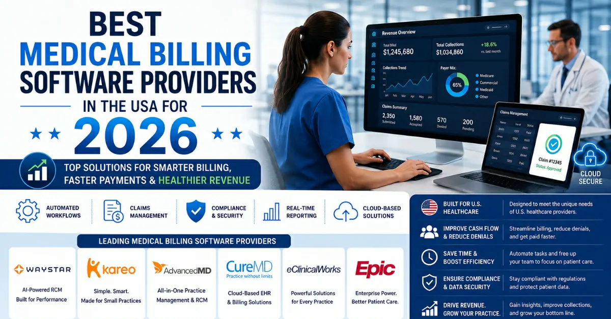 Best Medical Billing Software Providers in the USA for 2026
