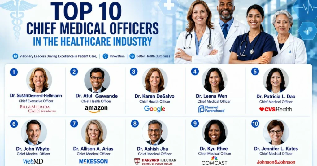 Top 10 Chief Medical Officers in the Healthcare Industry