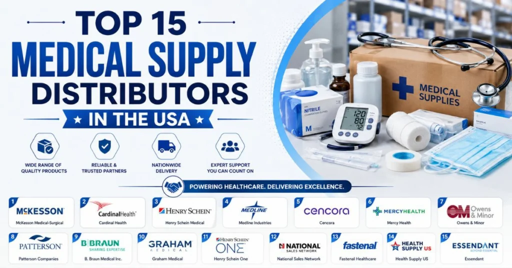 Top 15 Medical Supply Distributors in the USA