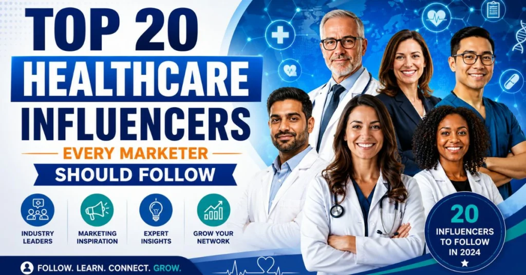 Top 20 Healthcare Influencers Every Marketer Should Follow