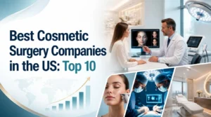 Best cosmetic surgery companies in the US featuring advanced aesthetic treatments, plastic surgery technology, and modern cosmetic healthcare facilities.