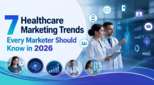 Healthcare marketing trends for 2026 with doctors using digital health data and patient engagement technology