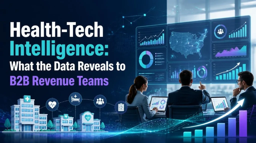 Health-Tech Intelligence data analytics for B2B revenue teams in healthcare technology